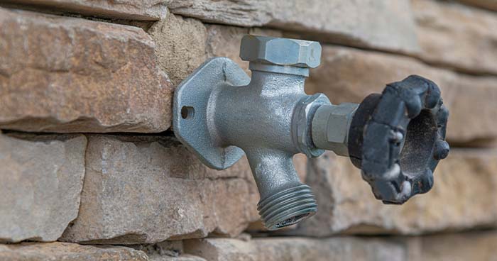 Check your hose spigot when doing plumbing maintenance.